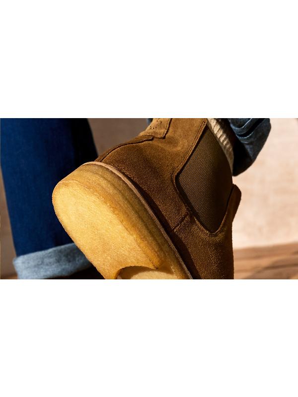 Oliver Sweeney Men's Braga Calf Suede Chelsea Boots - Caramel Image 6