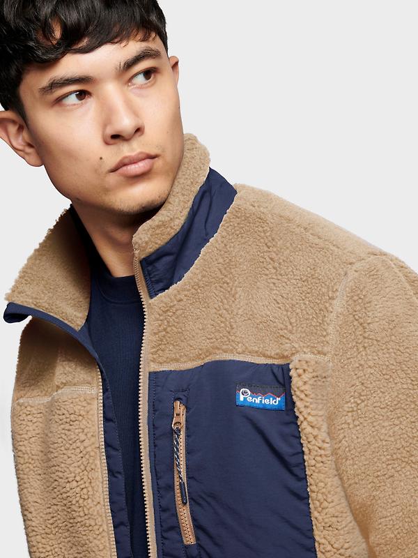 Penfield Men's Mattawa Fleece Jacket - Chinchilla Image 4