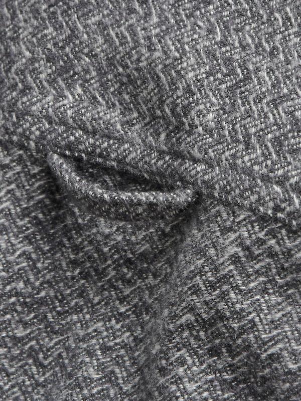 Penfield Men's Brushed Textured Overshirt - Mid Grey Heather Image 9