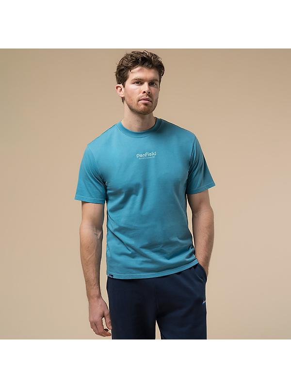 Penfield Men's Circle Landscape T-Shirt - Niagara Image 3