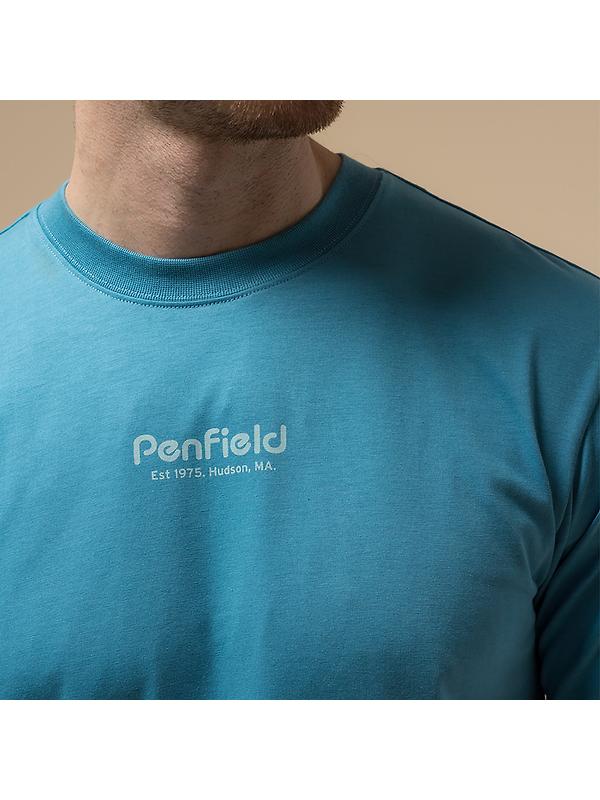 Penfield Men's Circle Landscape T-Shirt - Niagara Image 8