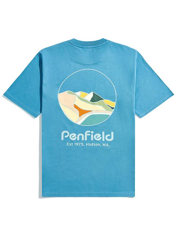 Penfield Men's Circle Landscape T-Shirt - Niagara Image 2
