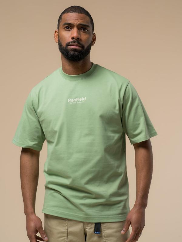 Penfield Men's Circle Landscape T-Shirt - Mistletoe Image 3