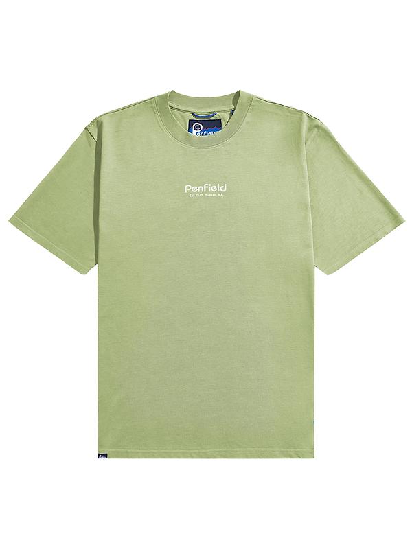 Penfield Men's Circle Landscape T-Shirt - Mistletoe Image 1