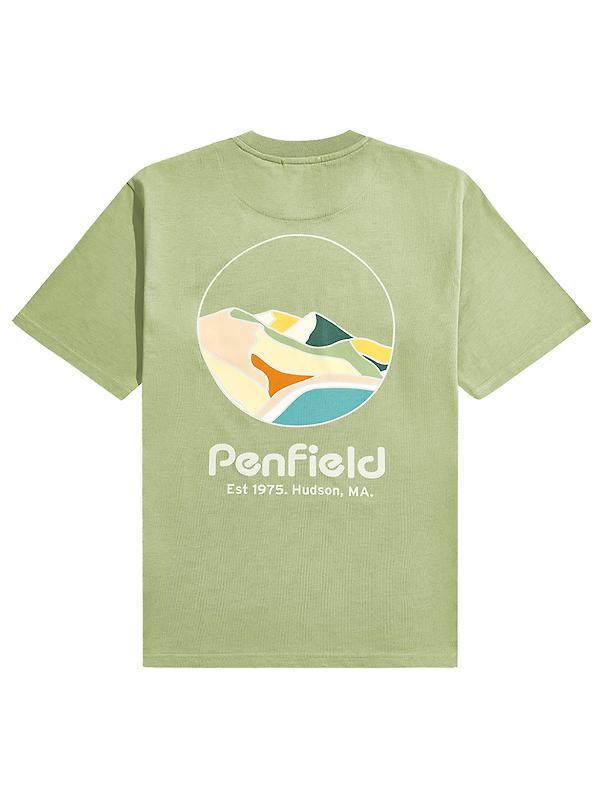 Penfield Men's Circle Landscape T-Shirt - Mistletoe Image 2