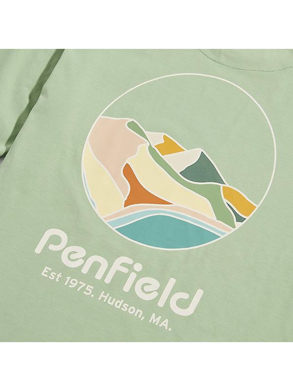 Penfield Men's Circle Landscape T-Shirt - Mistletoe Image 9