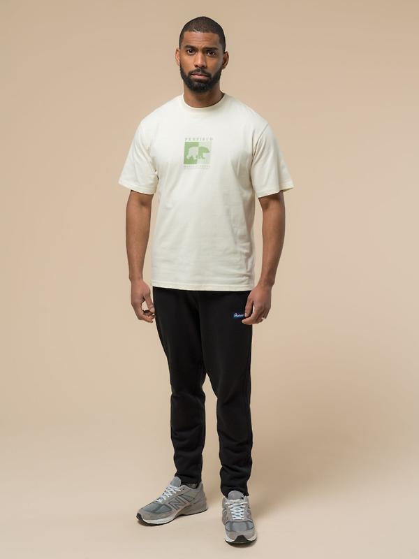 Penfield Men's Contrast Stripe Bear T-Shirt - Vanilla Image 5