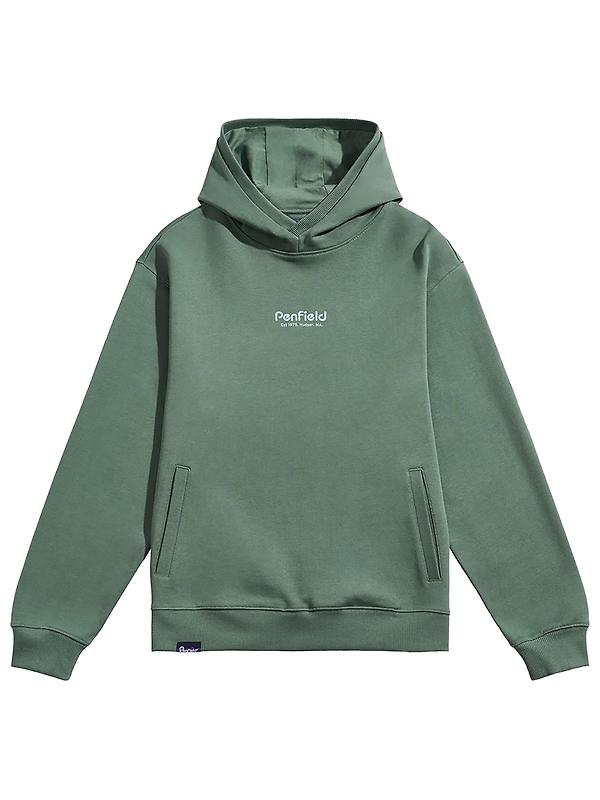 Penfield Men's Circle Landscape Hoodie - Dark Forest Image 2