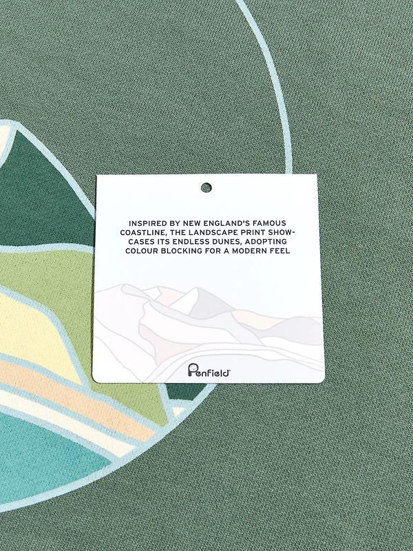 Penfield Men's Circle Landscape Hoodie - Dark Forest Image 14