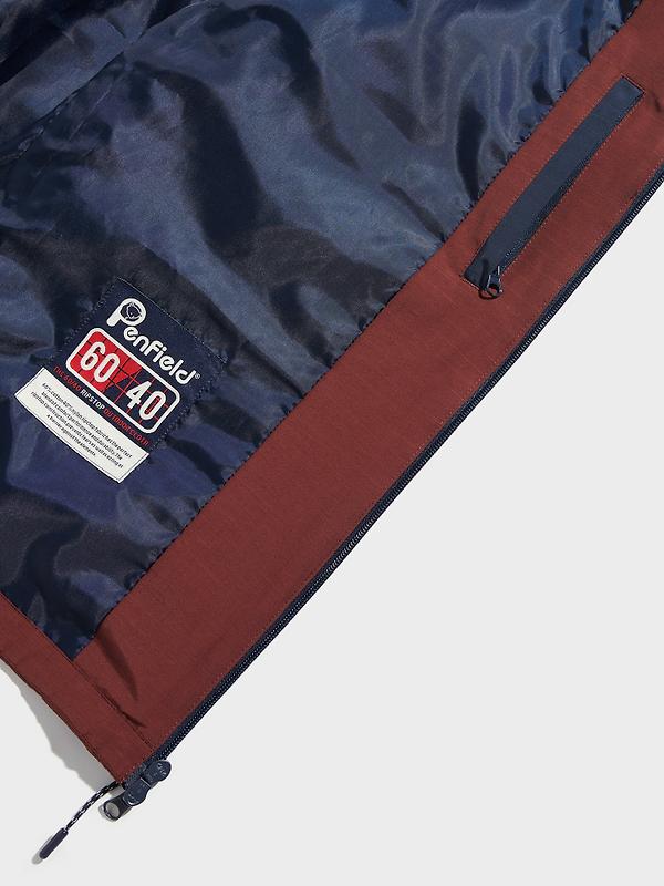 Penfield Men's Northrim Rain Jacket - Rum Raisin Image 6