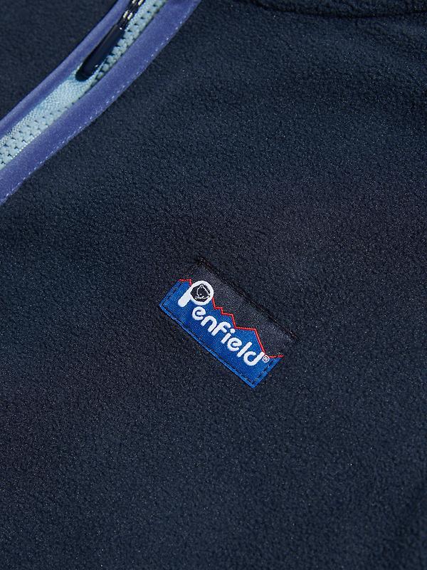 Penfield Men's Graylock Quarter Zip Fleece - Navy Blazer Image 3