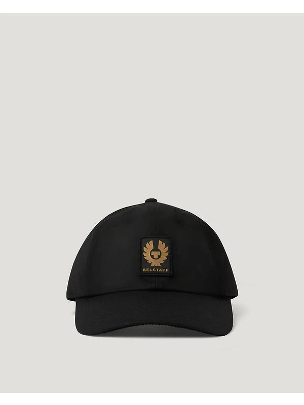 Belstaff Waxed Cotton Phoenix Patch Cap - Black Image 5