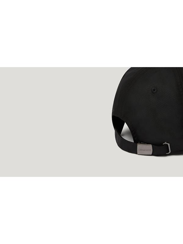 Belstaff Waxed Cotton Phoenix Patch Cap - Black Image 3