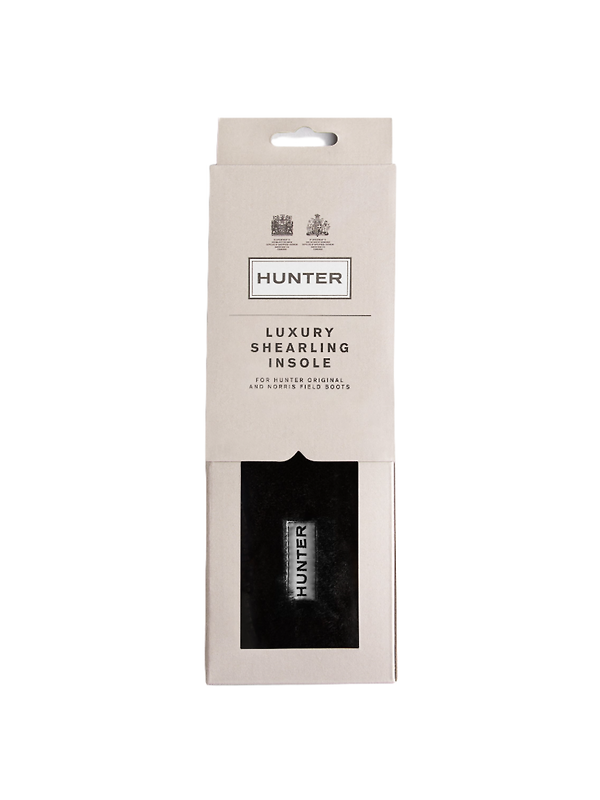Hunter Luxury Shearling Insoles - Black Image 2