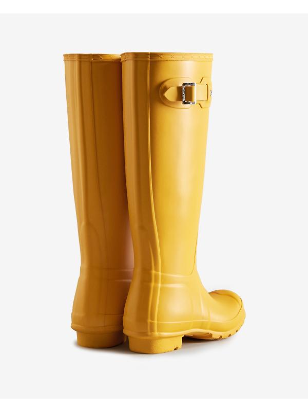 Hunter Women's Original Tall Wellington Boots - Yellow Image 3