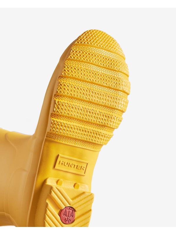 Hunter Women's Original Tall Wellington Boots - Yellow Image 4