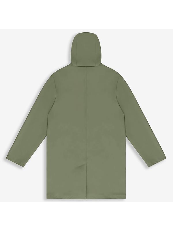 Hunter Unisex Downpour Andrea Pu Rain Coat - Deep Lichen Green Image 7