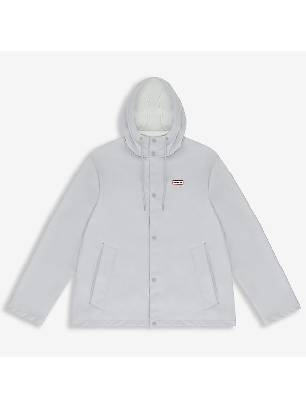 Hunter Unisex Downpour Izzy Pu Hooded Jacket - Microchip Image 6
