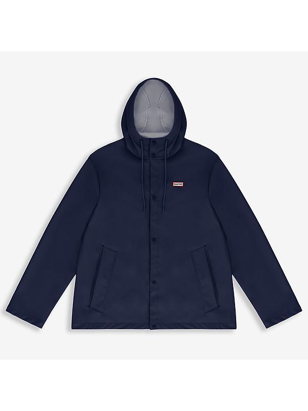 Hunter Unisex Downpour Izzy Pu Hooded Jacket - Nightsky Image 5