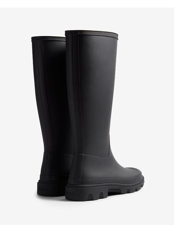 Hunter Unisex Downpour Tall Wellington Boots - Black Image 3