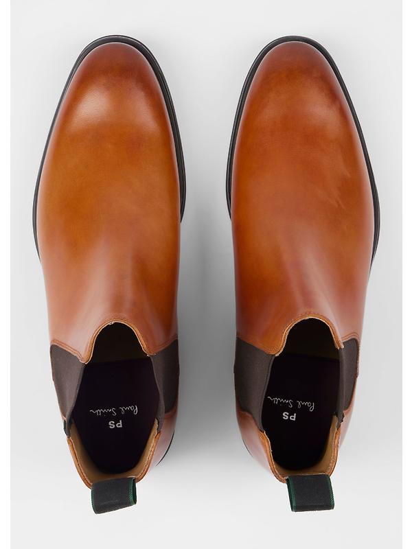 PS By Paul Smith Men's Augustus Chelsea Boots - Tan Image 5