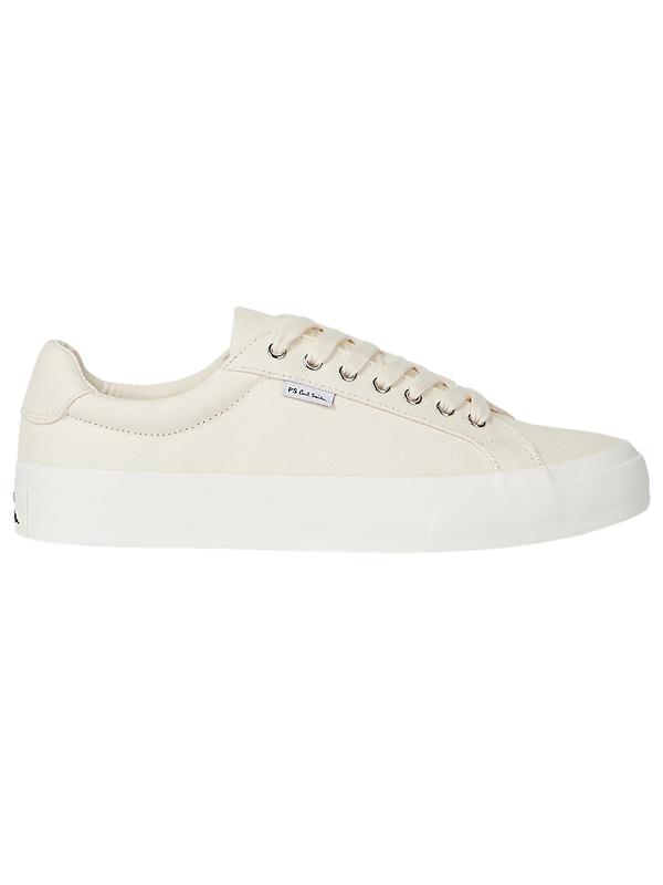 Product image of PS By Paul Smith Men's Canvas Amos Trainers - Ecru