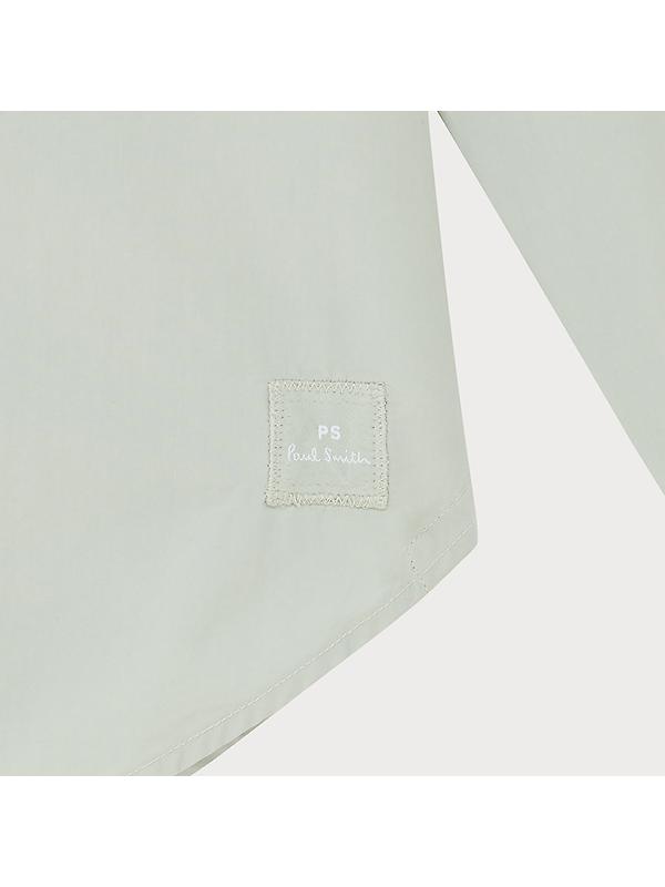 PS By Paul Smith Men's Cotton-Poplin Overshirt - Green Image 3