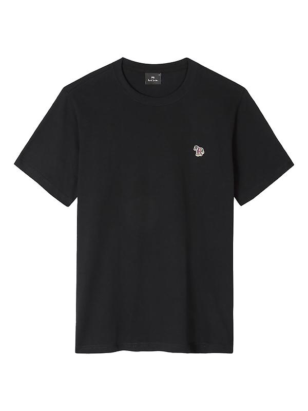 PS By Paul Smith Men's Cotton Zebra Logo T-Shirt - Black Product Image