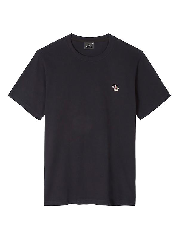 PS By Paul Smith Men's Cotton Zebra Logo T-Shirt - Navy Image 1