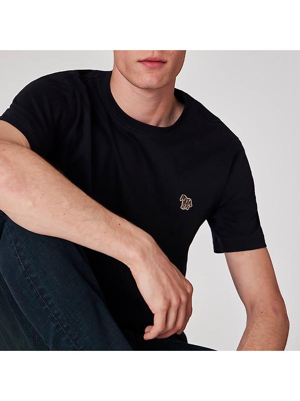 PS By Paul Smith Men's Cotton Zebra Logo T-Shirt - Navy Image 6