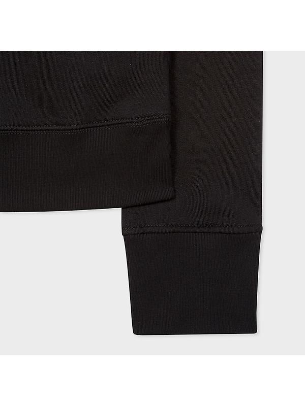 PS By Paul Smith Men's Cotton Zebra Logo Zip Sweatshirt - Black Image 3
