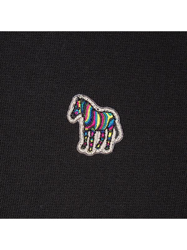 PS By Paul Smith Men's Cotton Zebra Logo Zip Sweatshirt - Black Image 4