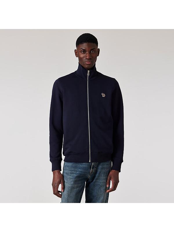PS By Paul Smith Men's Cotton Zebra Logo Zip Sweatshirt - Navy Image 2