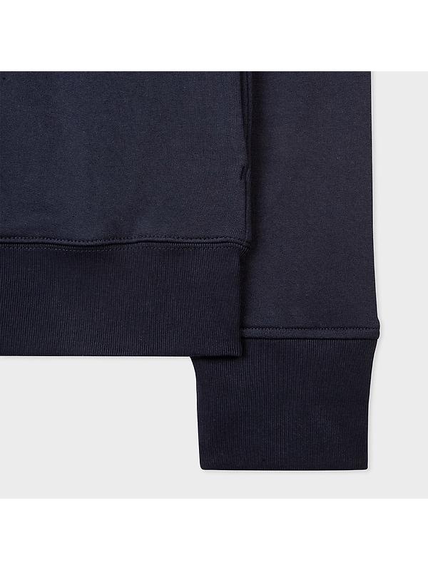 PS By Paul Smith Men's Cotton Zebra Logo Zip Sweatshirt - Navy Image 7