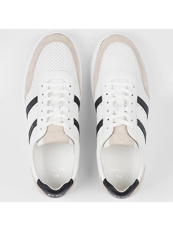 PS By Paul Smith Men's Leather Birch Trainers - White Image 3