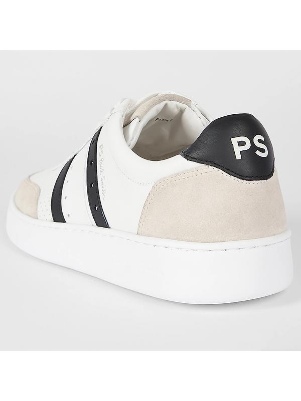 PS By Paul Smith Men's Leather Birch Trainers - White Image 5