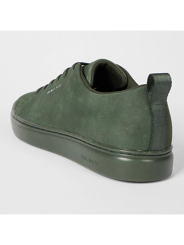 PS By Paul Smith Men's Nubuck Leather Lee Trainers - Dark Green Image 4
