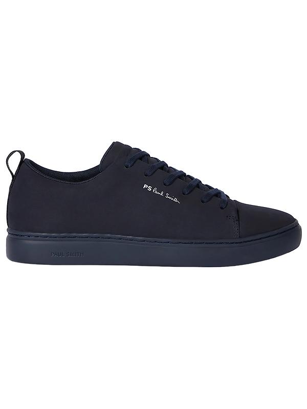 Product image of PS By Paul Smith Men's Nubuck Leather Lee Trainers - Navy Blue