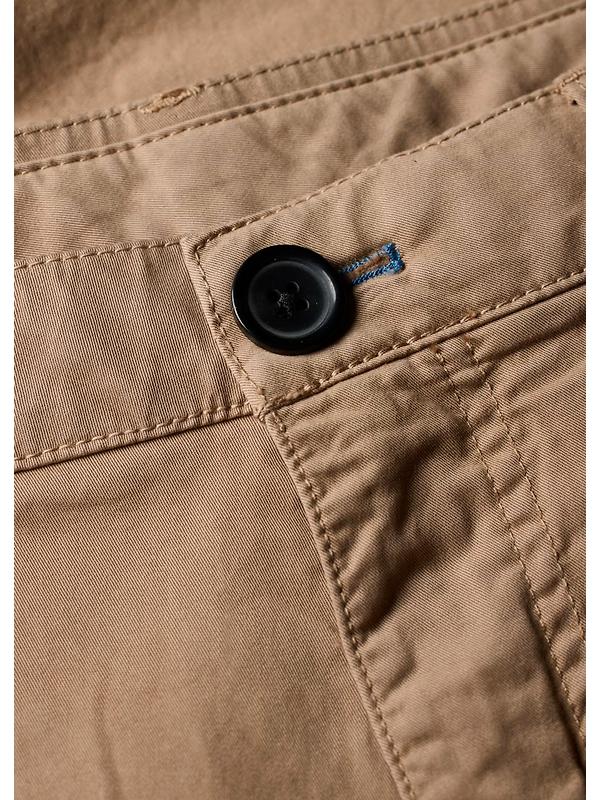 PS By Paul Smith Men's Organic Cotton-Twill Shorts - Light Tan Image 6