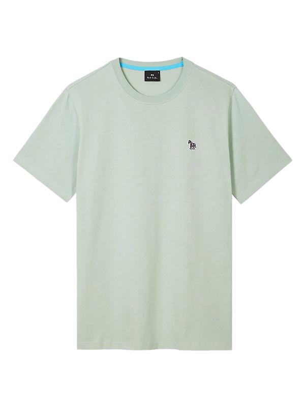 Product image of PS By Paul Smith Men's Organic Cotton Zebra Logo T-Shirt - Sage Green