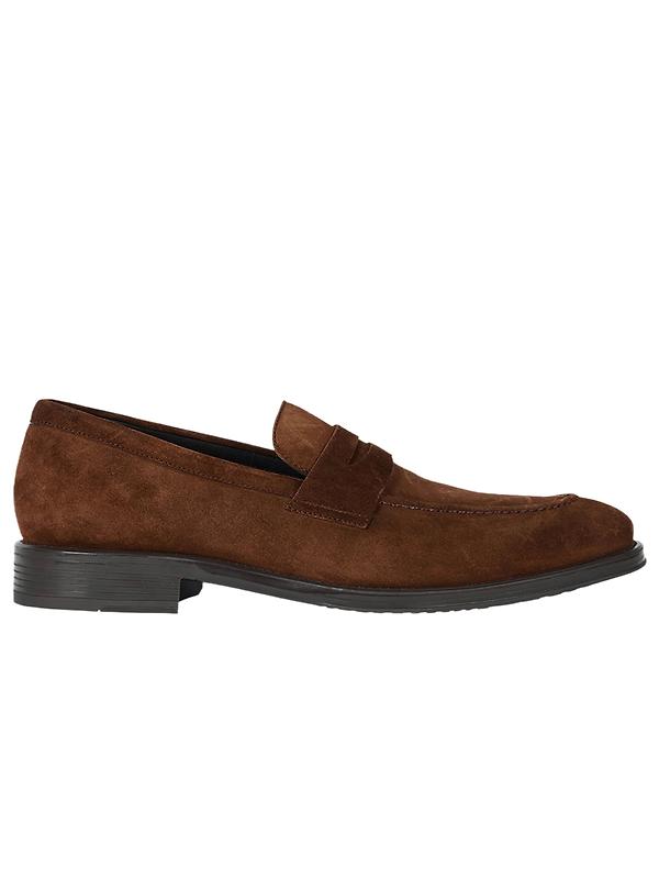 Product image of PS By Paul Smith Men's Suede 'Pierce' Loafers - Brown