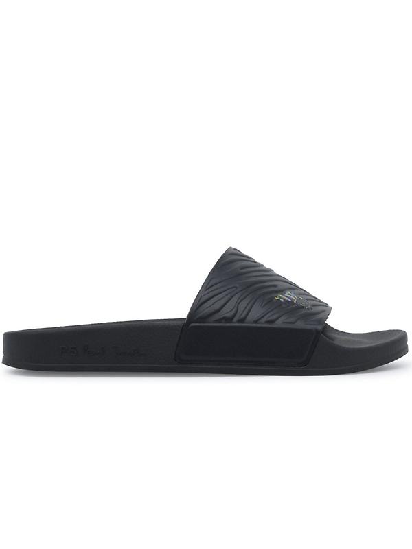 PS By Paul Smith Men's Zebra Zed Slides - Black Image 1