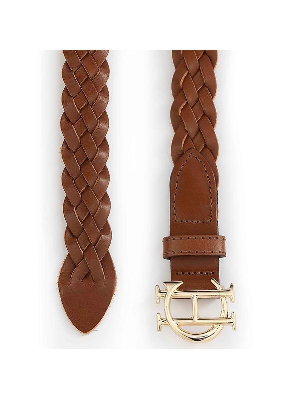 Holland Cooper Women's Plaited Slim Belt - Tan Image 3