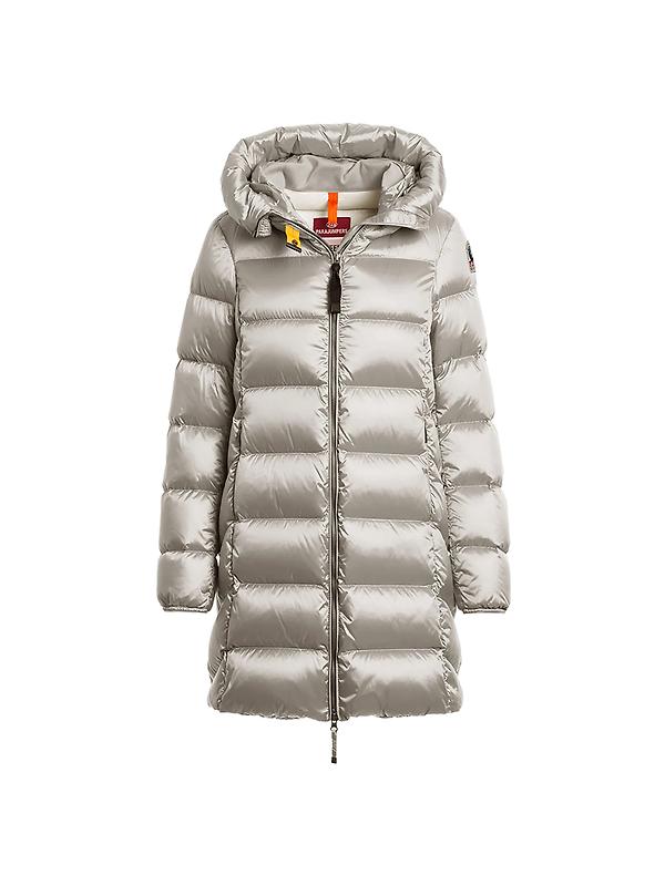 Parajumpers Women's Marion Hooded Down Jacket - Silver-Grey Image 1