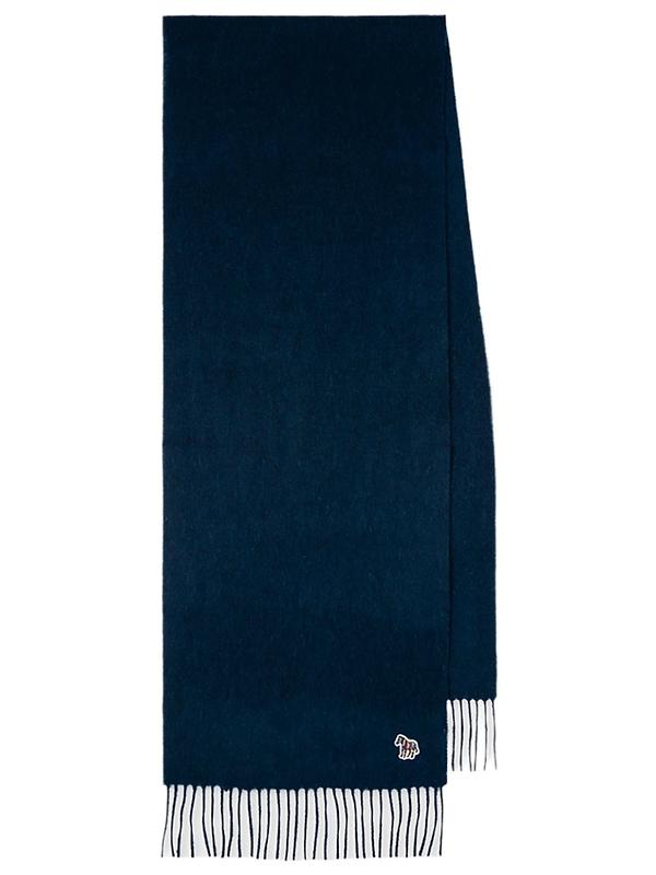 Product image of Paul Smith Men's Lambswool Zebra Scarf - Navy