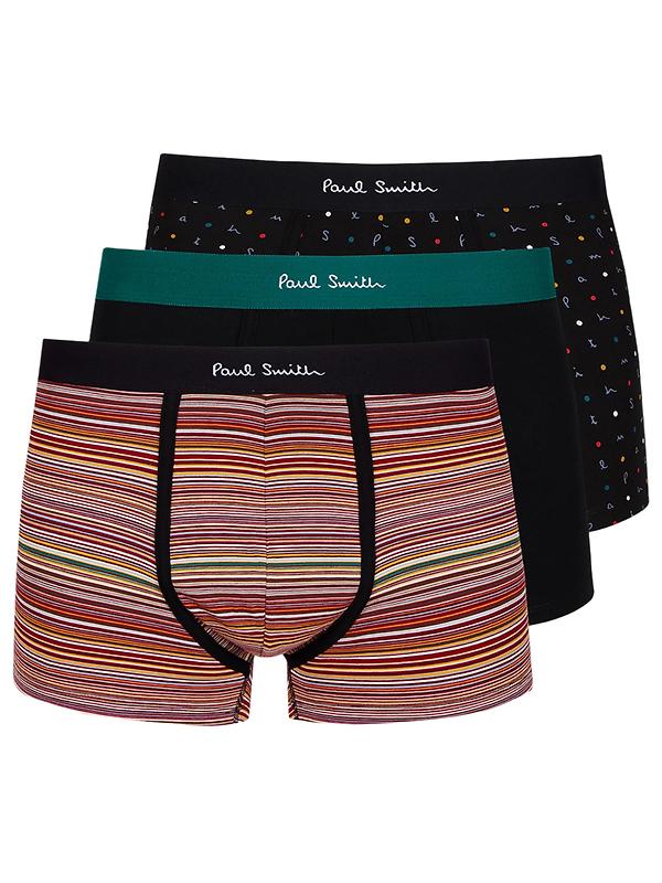 Product image of Paul Smith Men's Logo Mix Trunks - 3 Pack - Multicolour