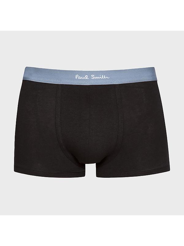 Paul Smith Men's Mix Waistband 3 Pack Trunks - Black Image 4