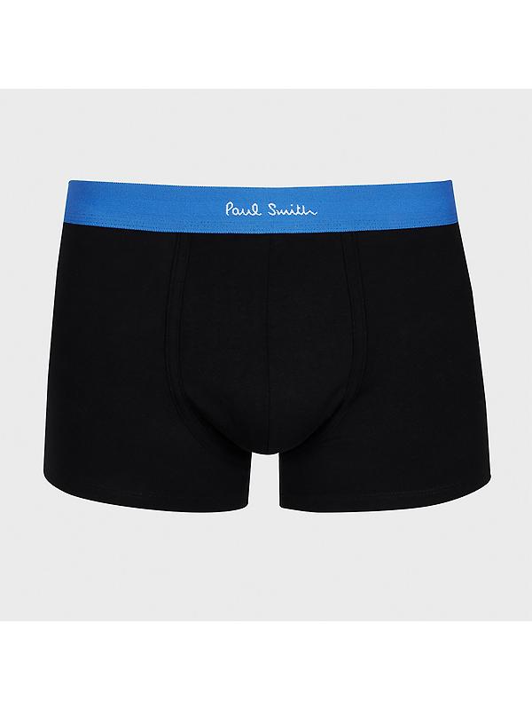 Paul Smith Men's Mix Waistband 3 Pack Trunks - Black Image 5