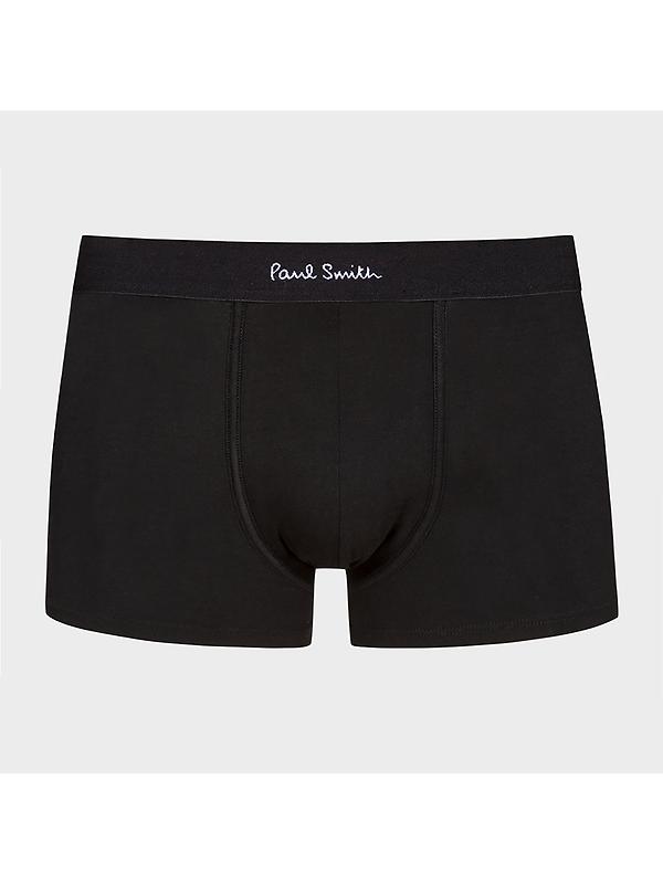 Paul Smith Men's Organic-Cotton Mixed Stripe 3 Pack Boxer Briefs - Black Image 6