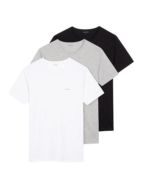 Paul Smith Men's Organic Cotton Logo 3 Pack Lounge T-Shirts - Mixed Image 1